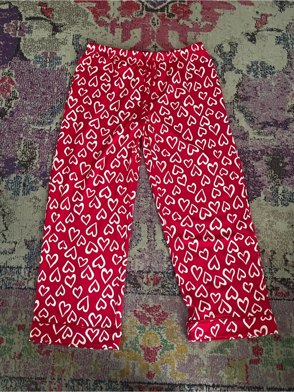 Room service Red Heart-Print Pajama Pants